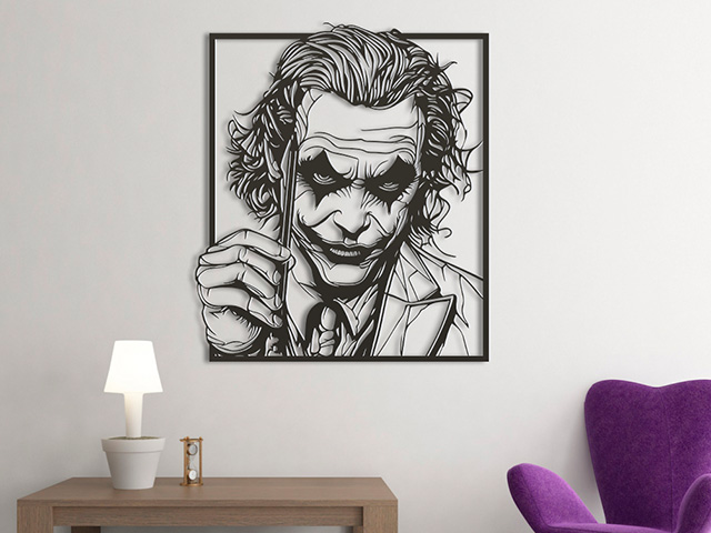 Настінне панно «Joker Magic Trick»
