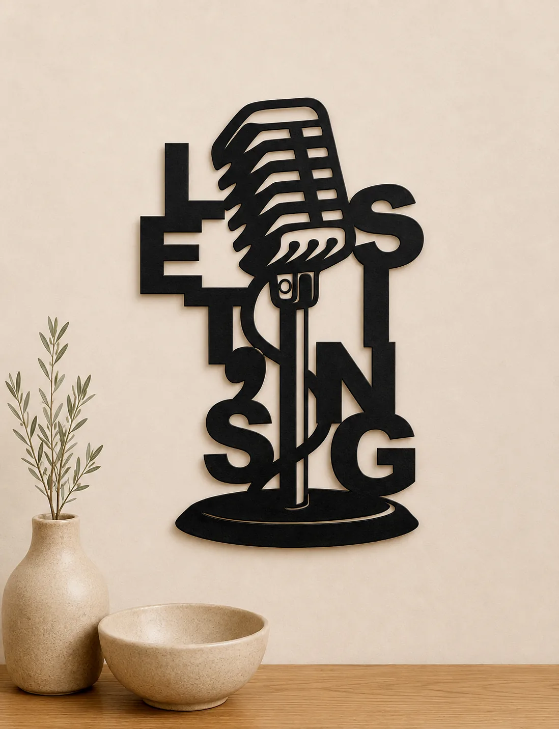 Настінне панно «Let's Sing»