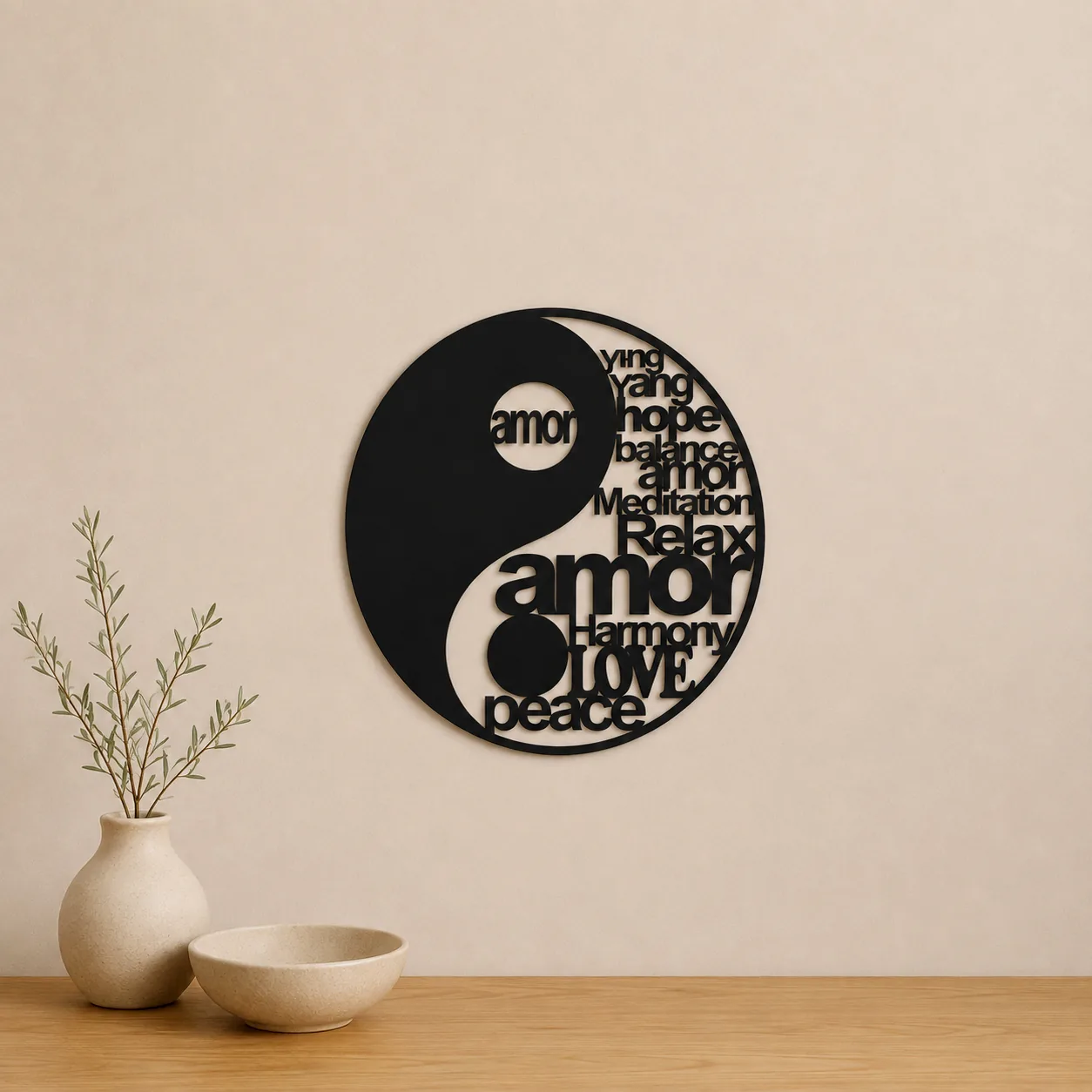 Настінне панно «Yin Yang»