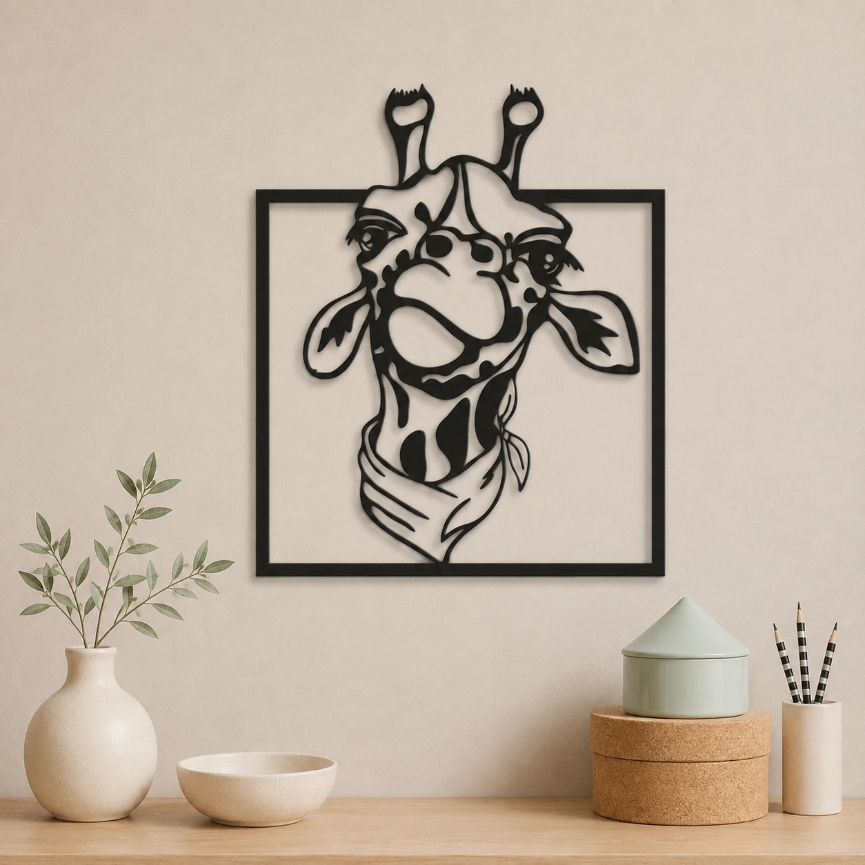 Настінне панно «Giraffe»