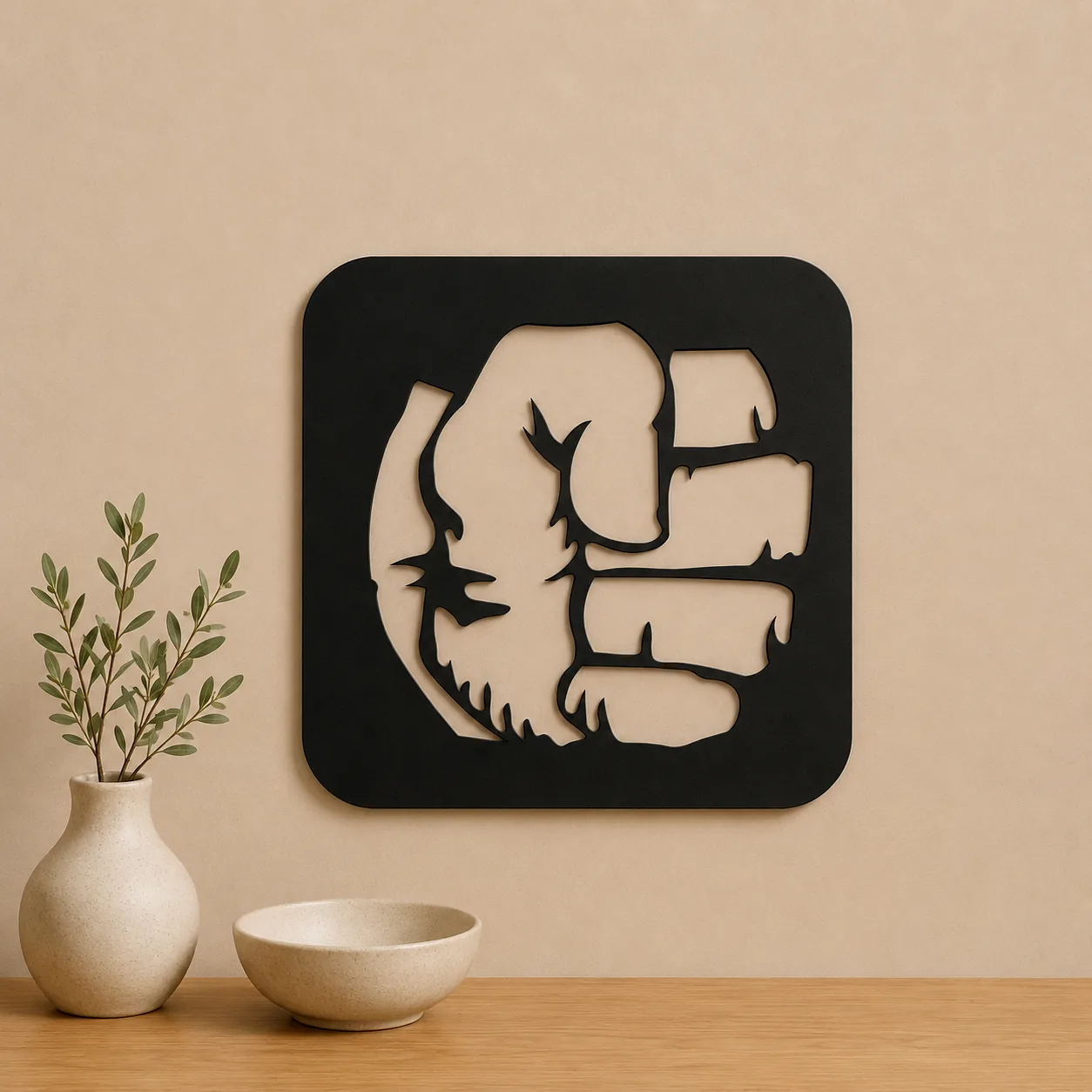 Настінне панно «Hulk Fist»